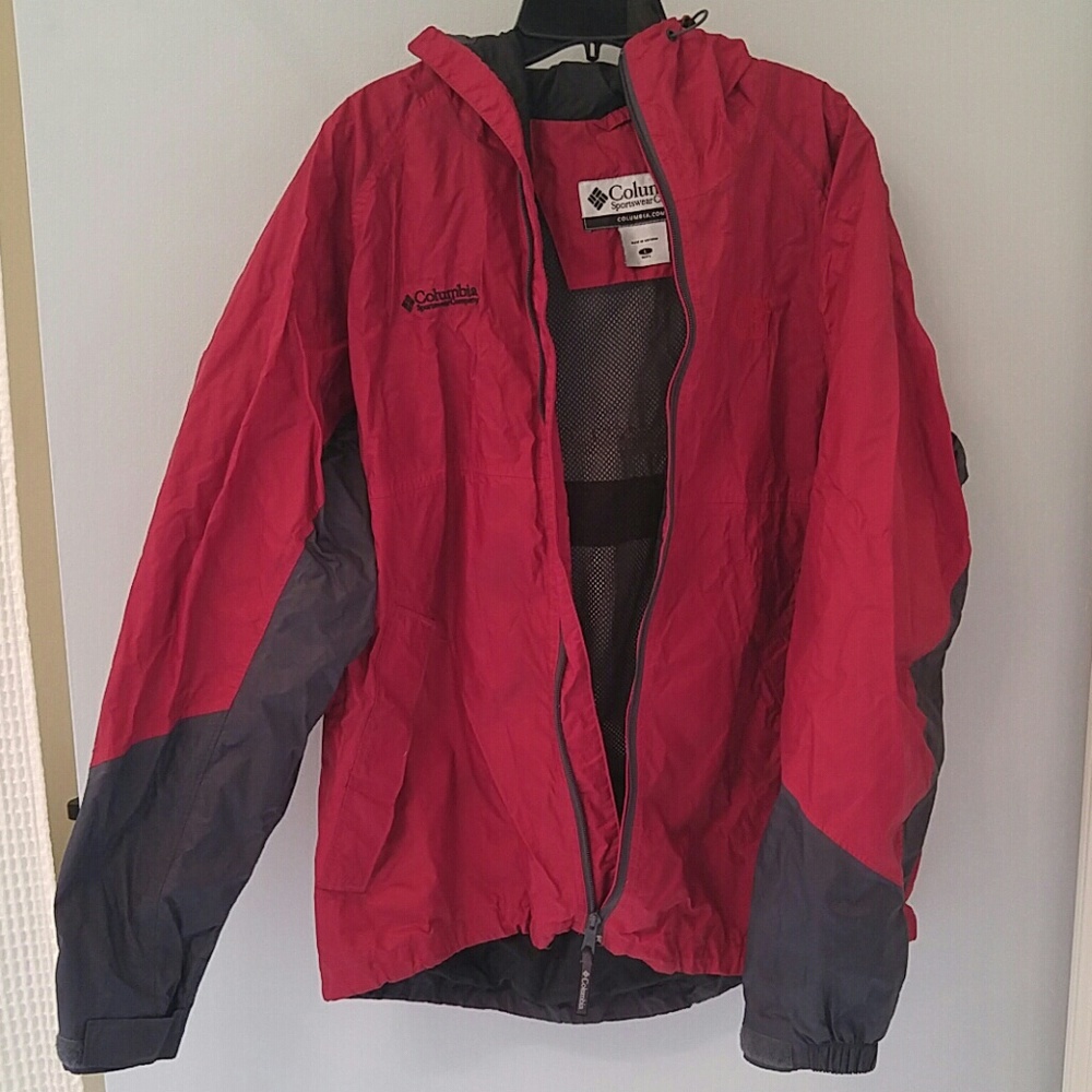 Mens Columbia Windbreaker Large